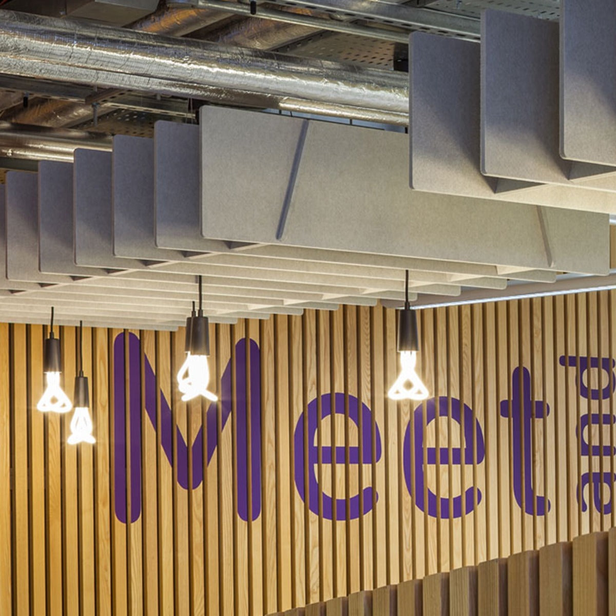 Autex 'Lattice' Acoustic Baffles | Ceiling Baffles | Sonio – SONIO