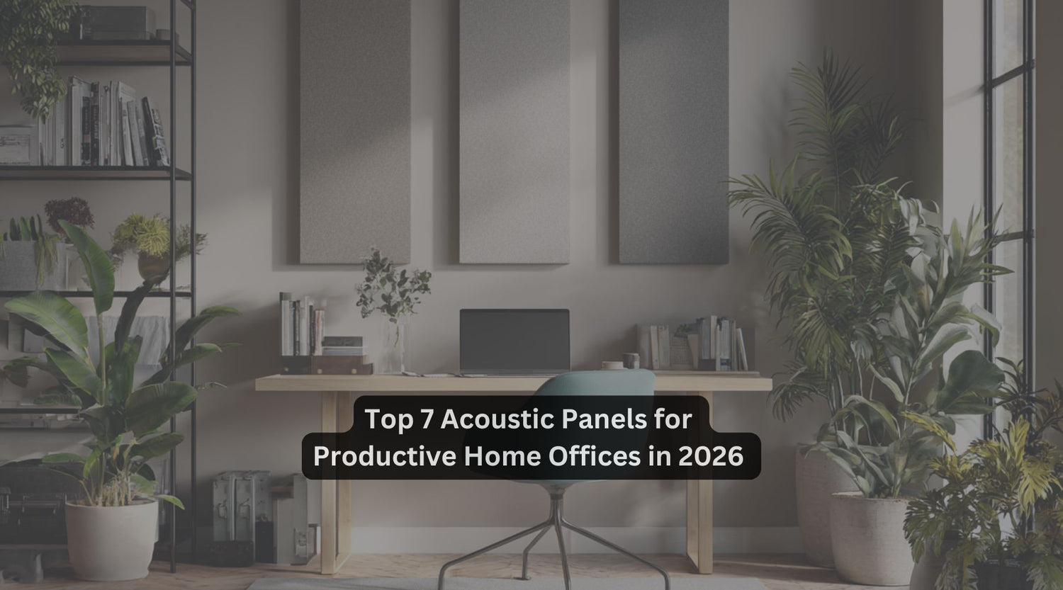 Top 7 Acoustic Panels for Productive Home Offices in 2026