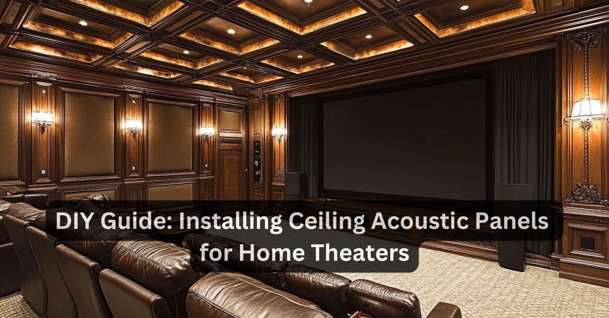 DIY Guide: Installing Ceiling Acoustic Panels for Home Theaters