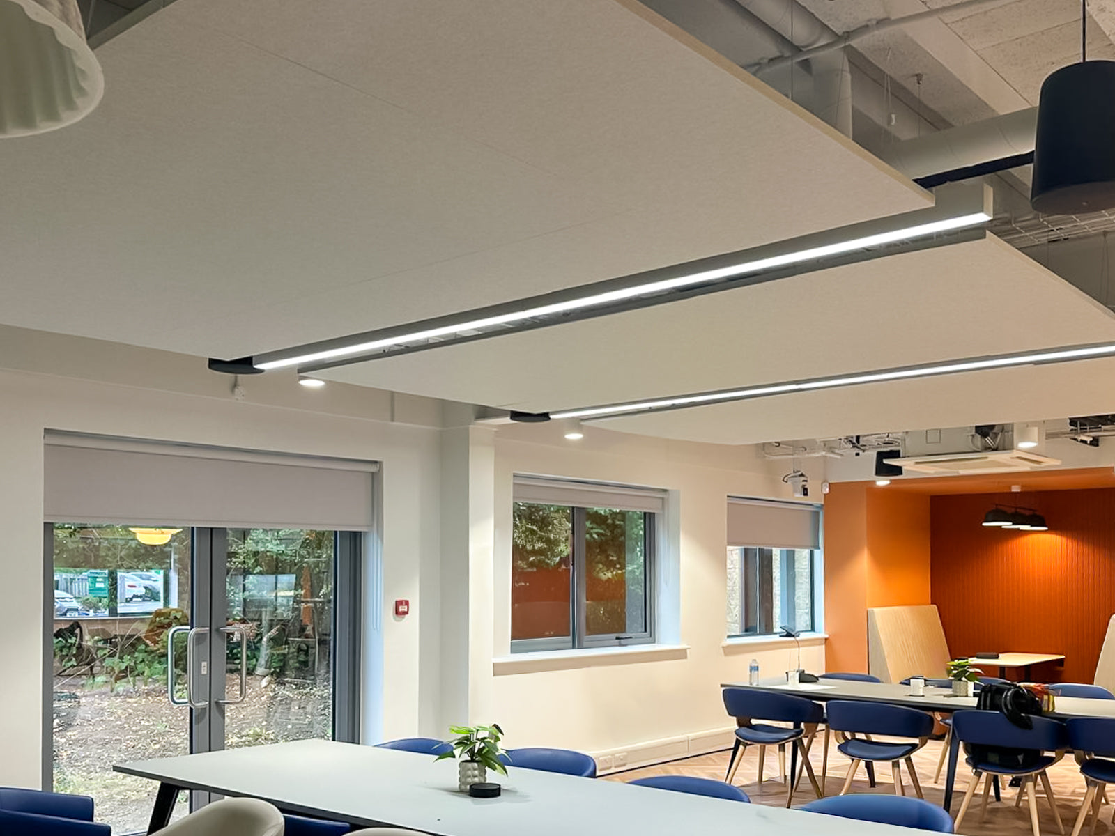 Commercial office acoustic panels