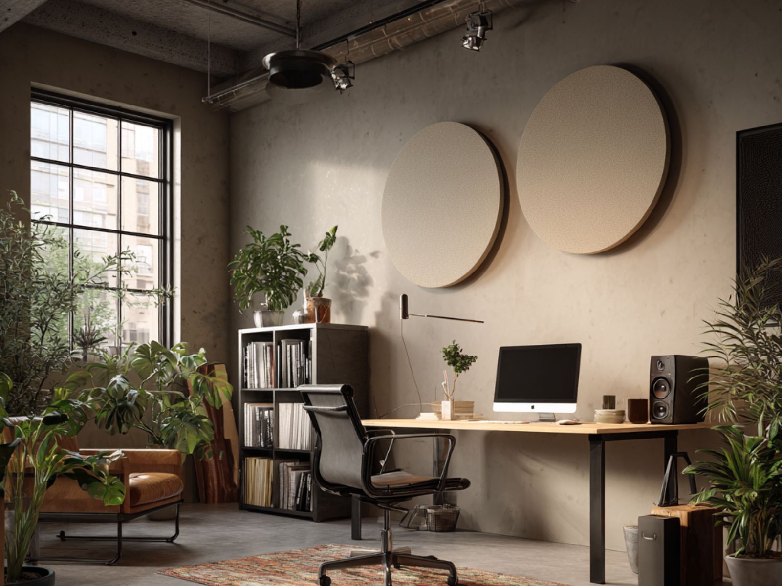 Home office acoustic panels