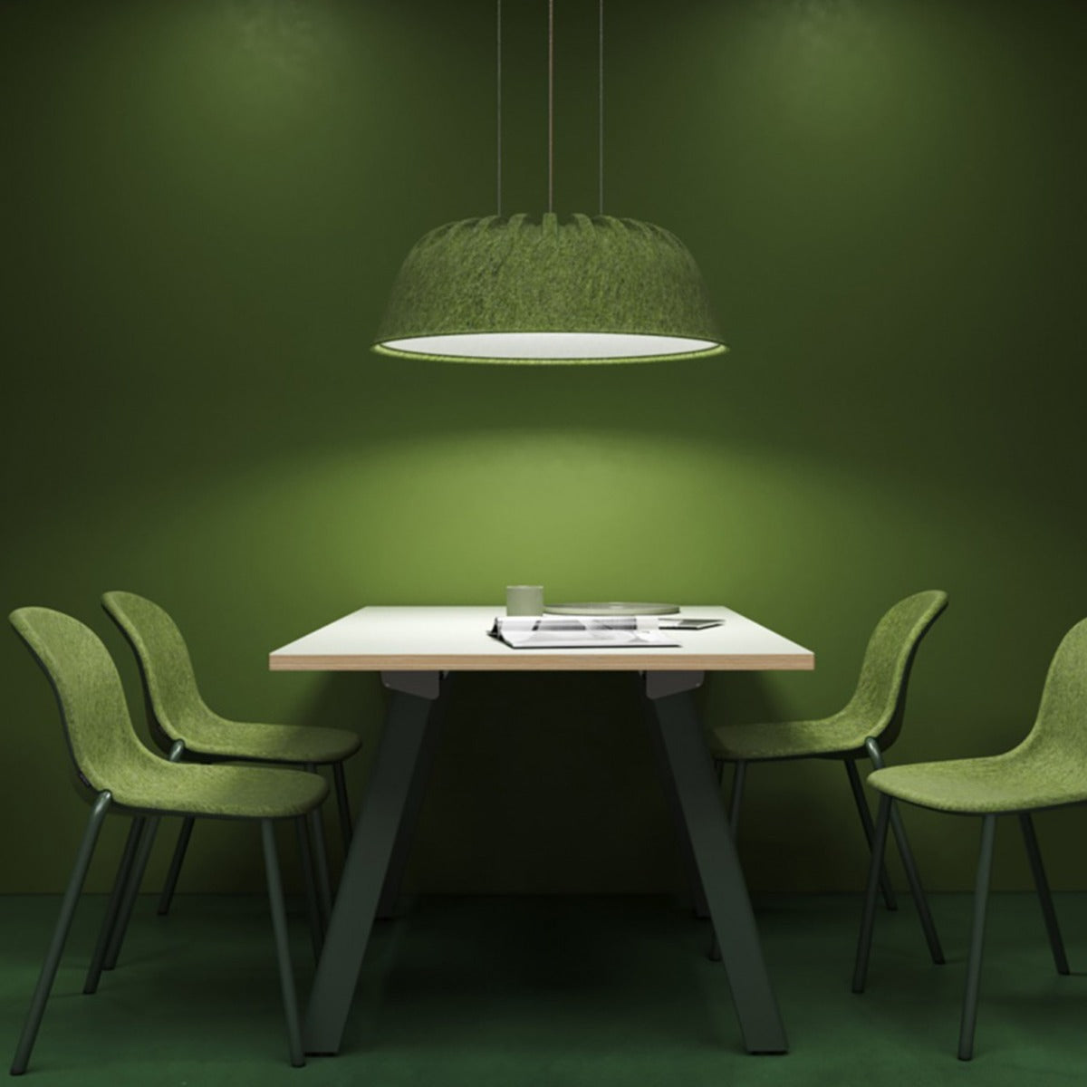 De Vorm 'Fost' Felt Acoustic Lamp - Ø750mm Diameter