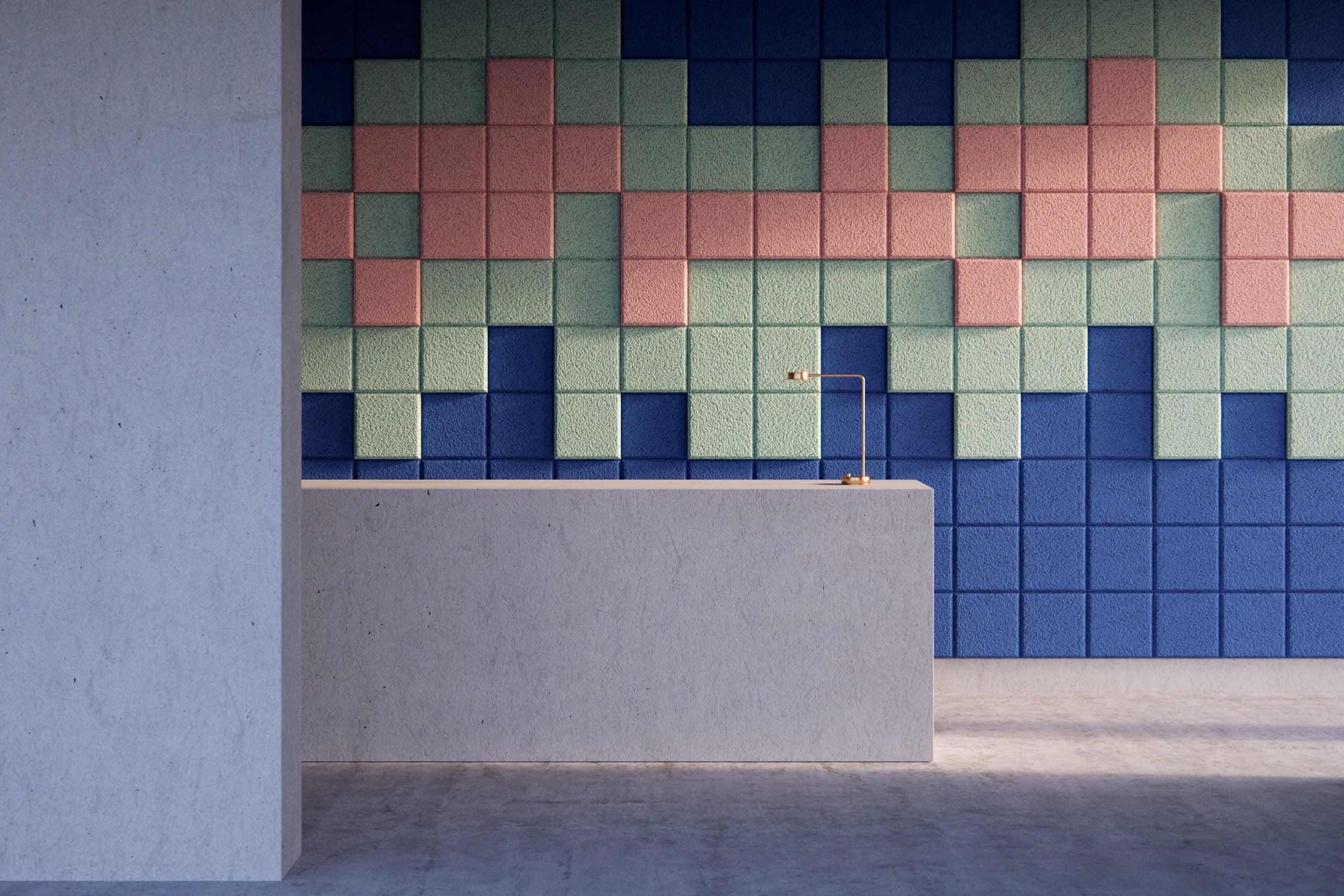 BAUX '3D Pixel' Acoustic Tiles - 290 x 290mm