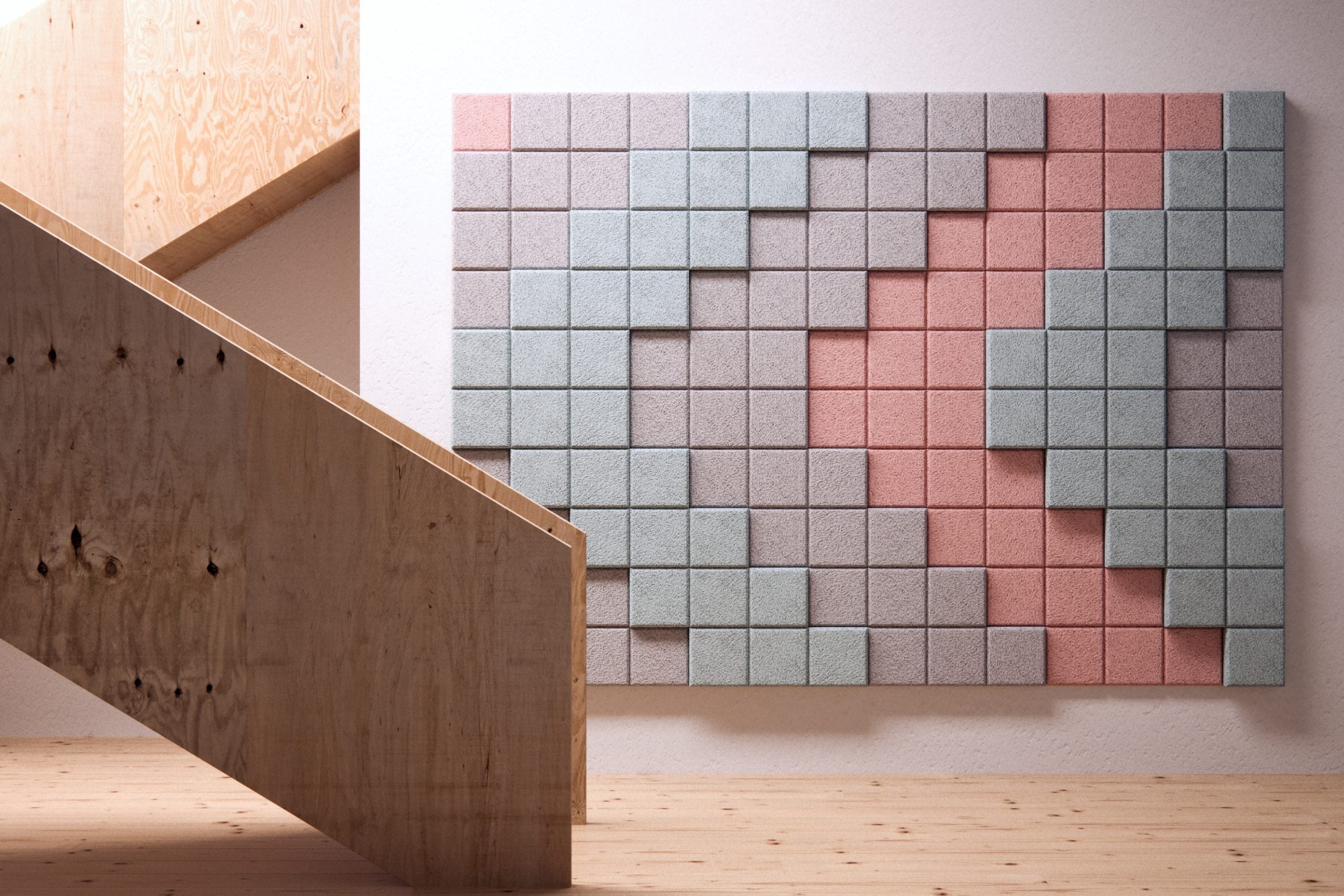 BAUX '3D Pixel' Acoustic Tiles - 290 x 290mm