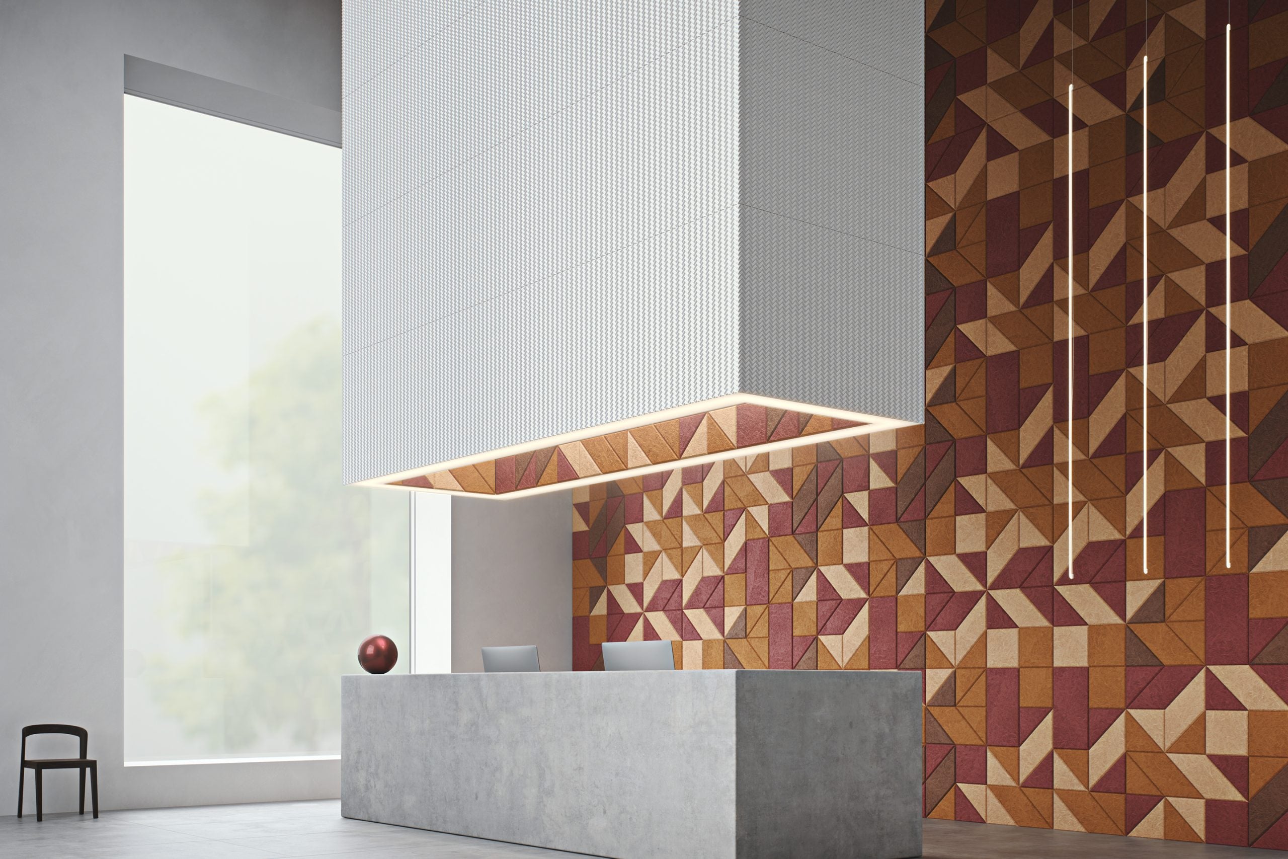 BAUX 'Triangle' Acoustic Tiles - Multiple Sizes