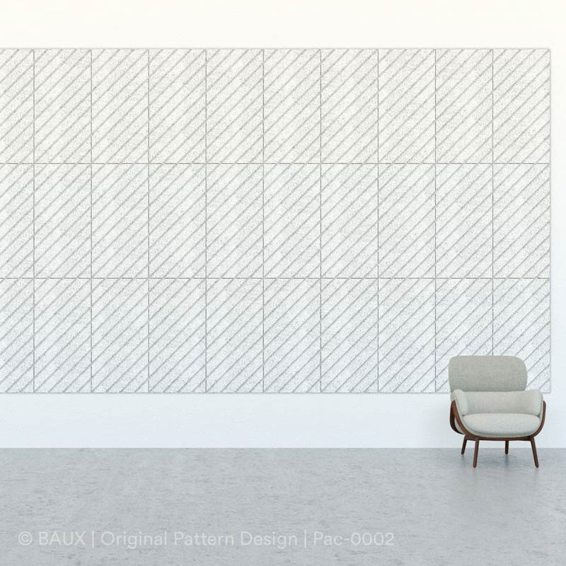BAUX 'Diagonal' Acoustic Panel - 1160 x 580mm