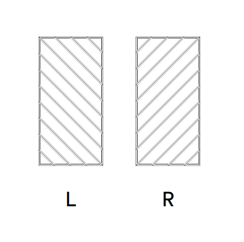 BAUX 'Diagonal' Acoustic Panel - 1160 x 580mm