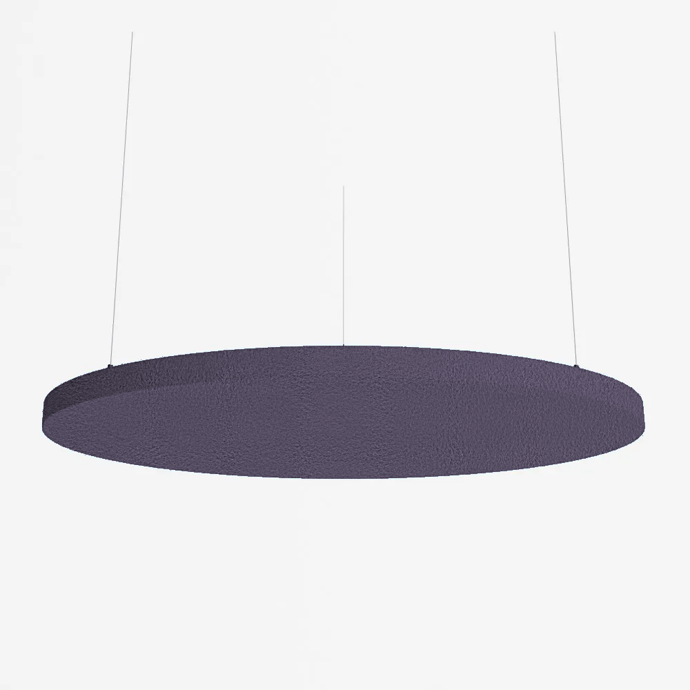 SilentSpace Raft Circle in purple felt fabric