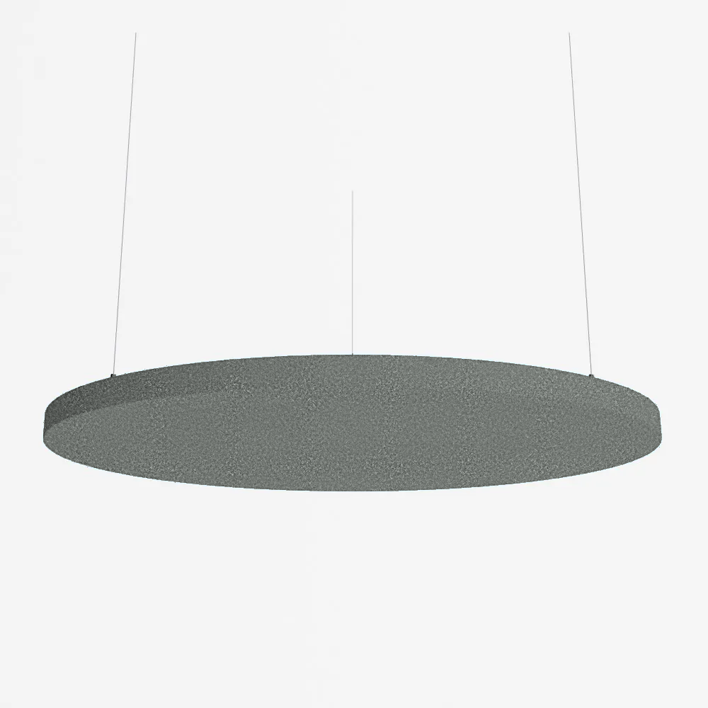 SilentSpace Raft Circle in grey felt fabric