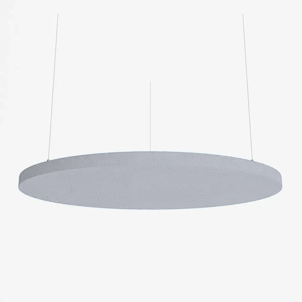 SilentSpace Raft Circle in grey woven fabric