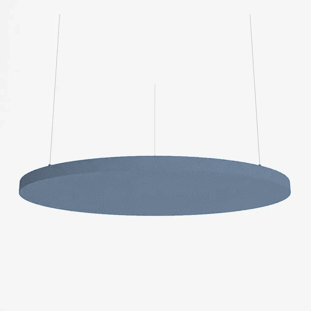 SilentSpace Raft Circle in soft grey woven fabric