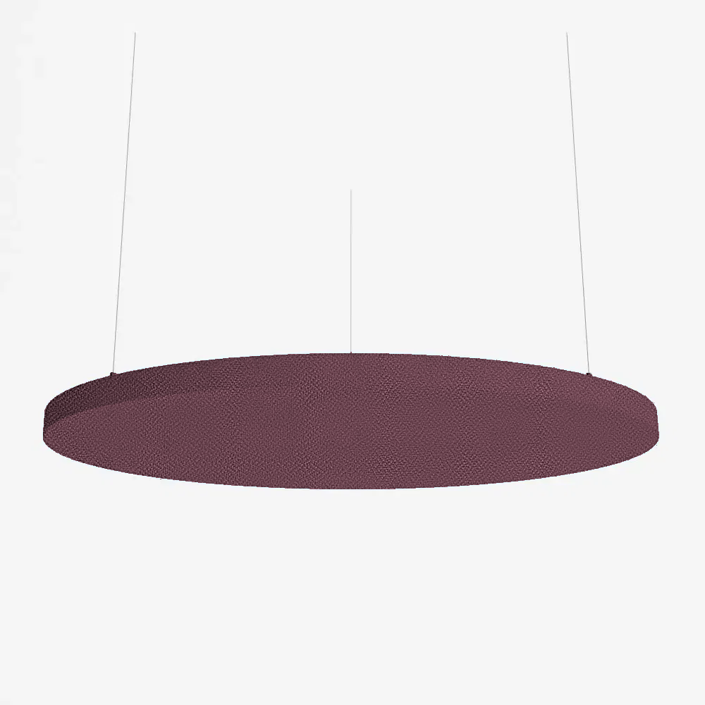 SilentSpace Raft Circle in purple woven fabric