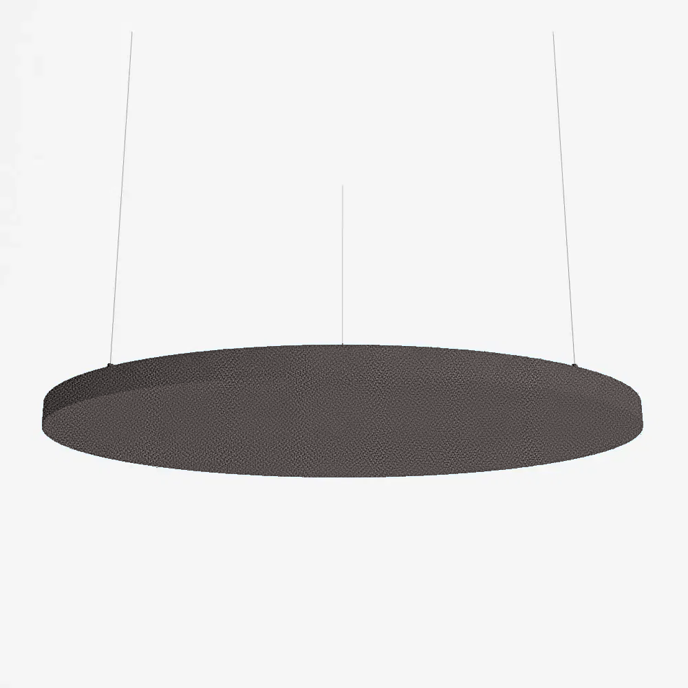 SilentSpace Raft Circle in burgundy woven fabric