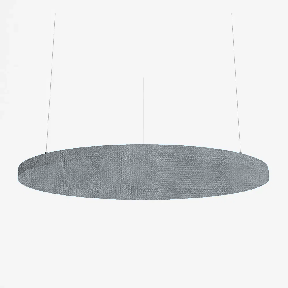 SilentSpace Raft Circle in soft grey woven fabric