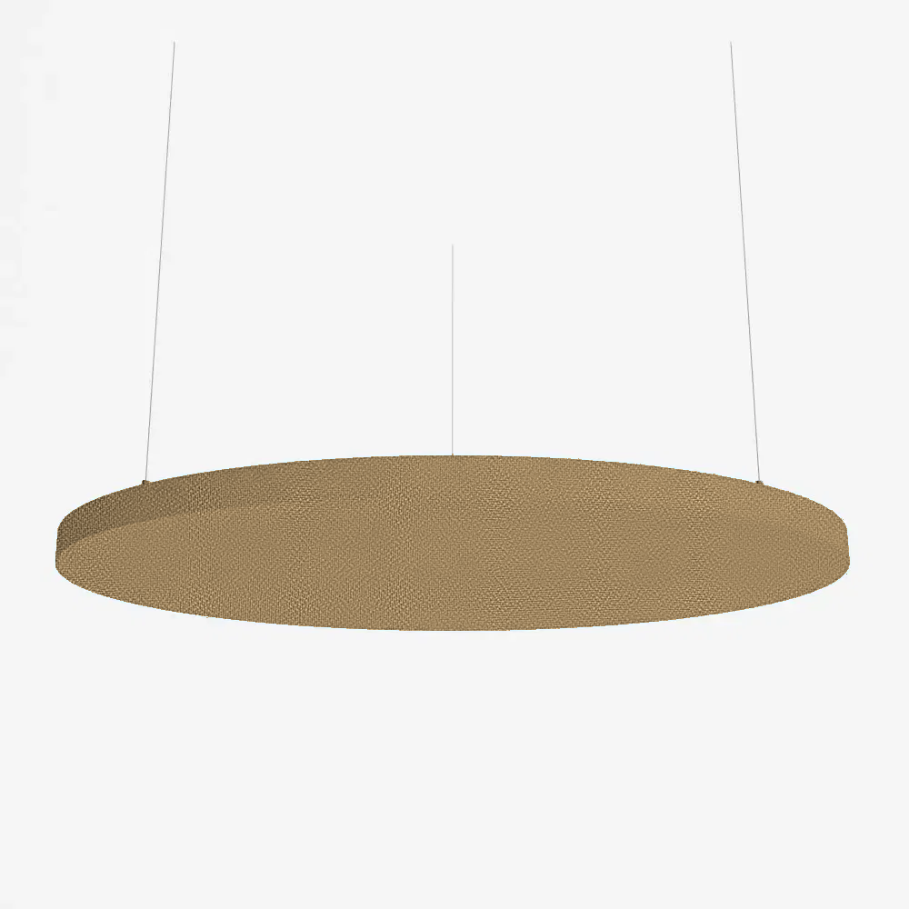 SilentSpace Raft Circle in green woven fabric
