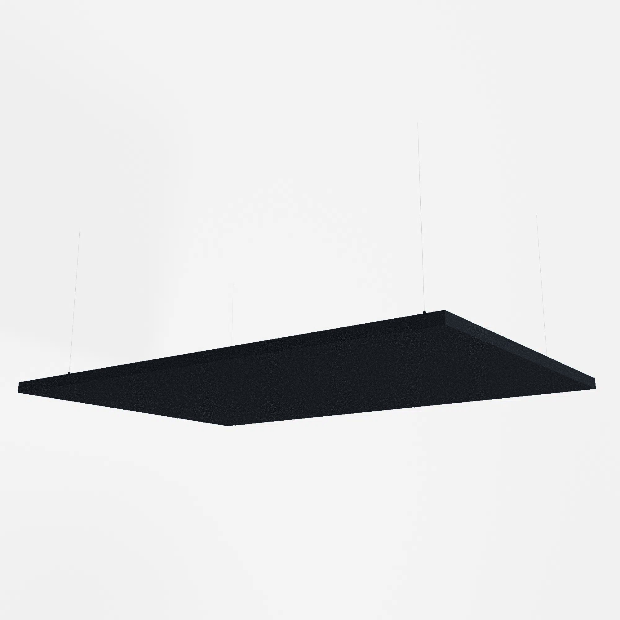 Fabric Wrapped Rectangle Acoustic Raft - Multiple Sizes