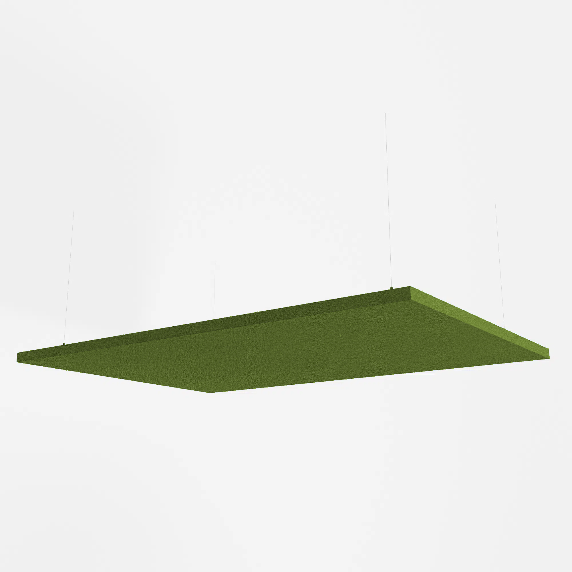 Fabric Wrapped Rectangle Acoustic Raft - Multiple Sizes