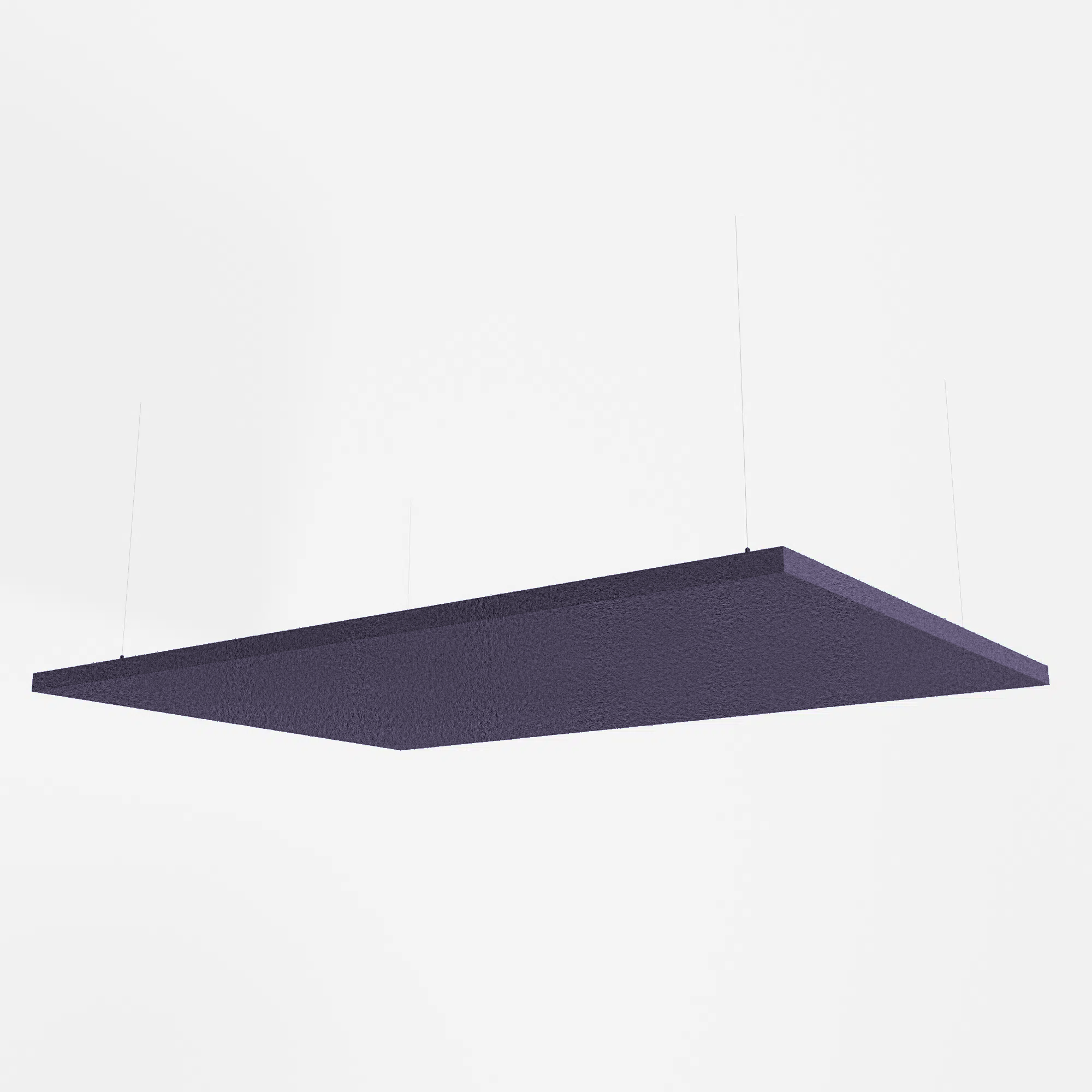 Fabric Wrapped Rectangle Acoustic Raft - Multiple Sizes
