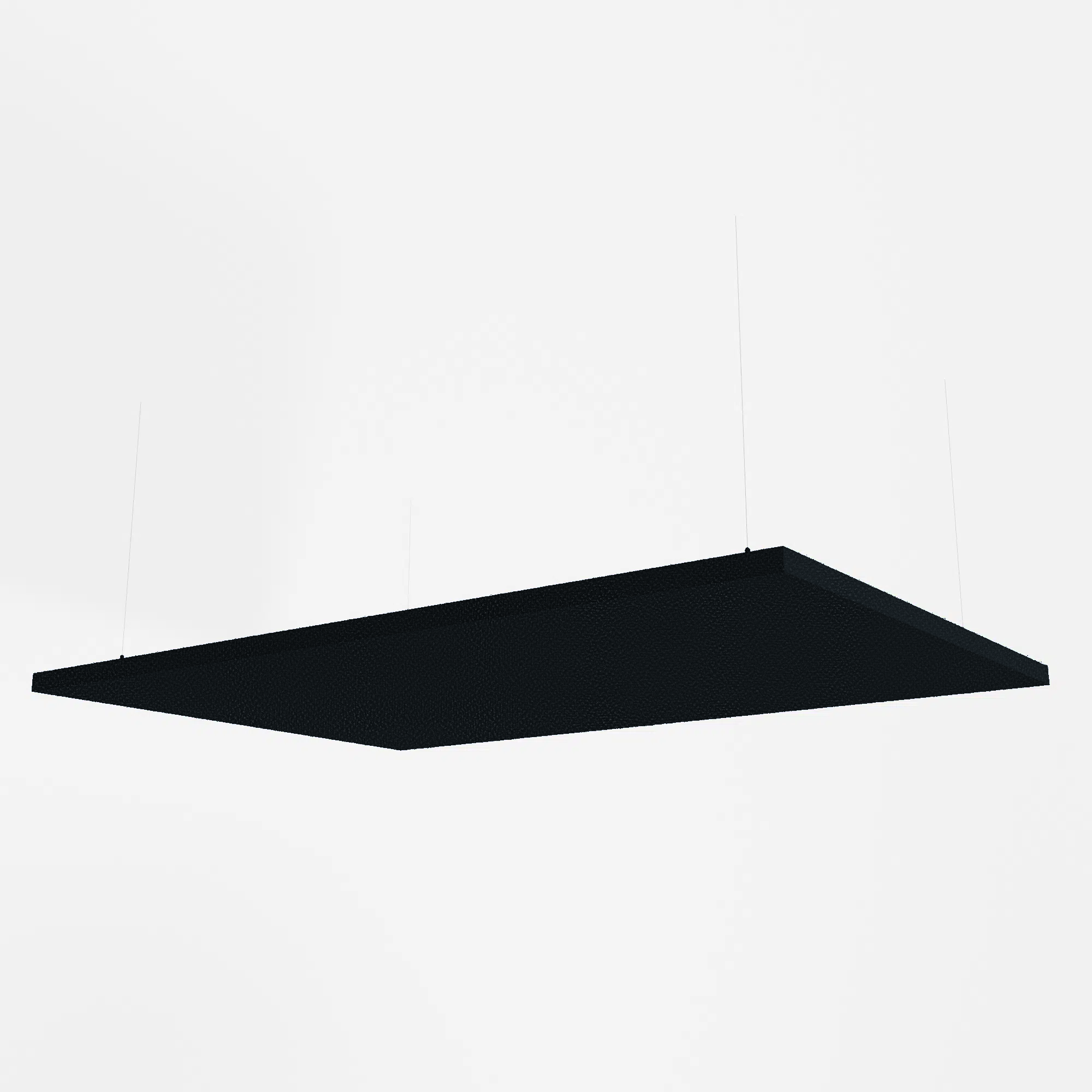Fabric Wrapped Rectangle Acoustic Raft - Multiple Sizes