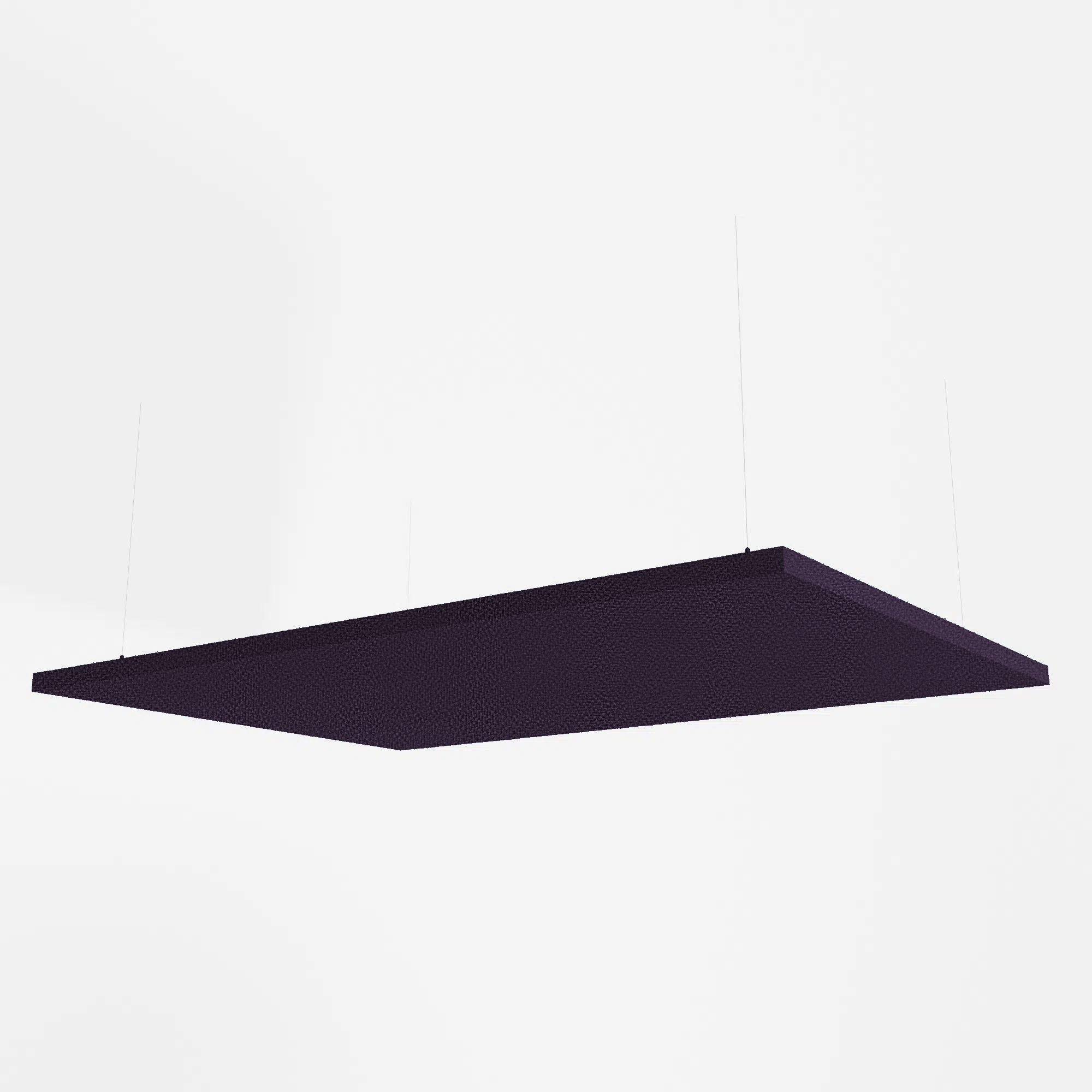 Fabric Wrapped Rectangle Acoustic Raft - Multiple Sizes