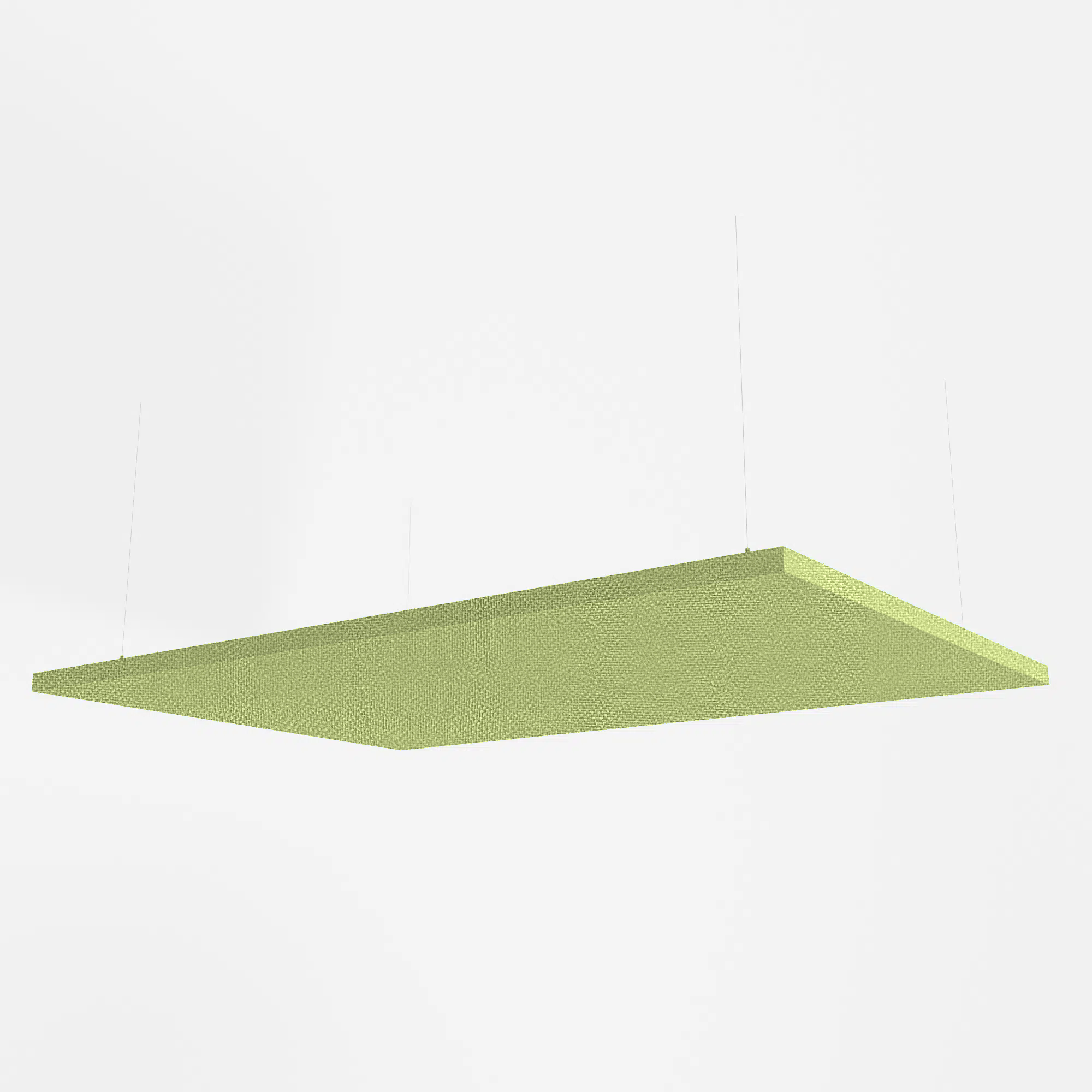 Fabric Wrapped Rectangle Acoustic Raft - Multiple Sizes