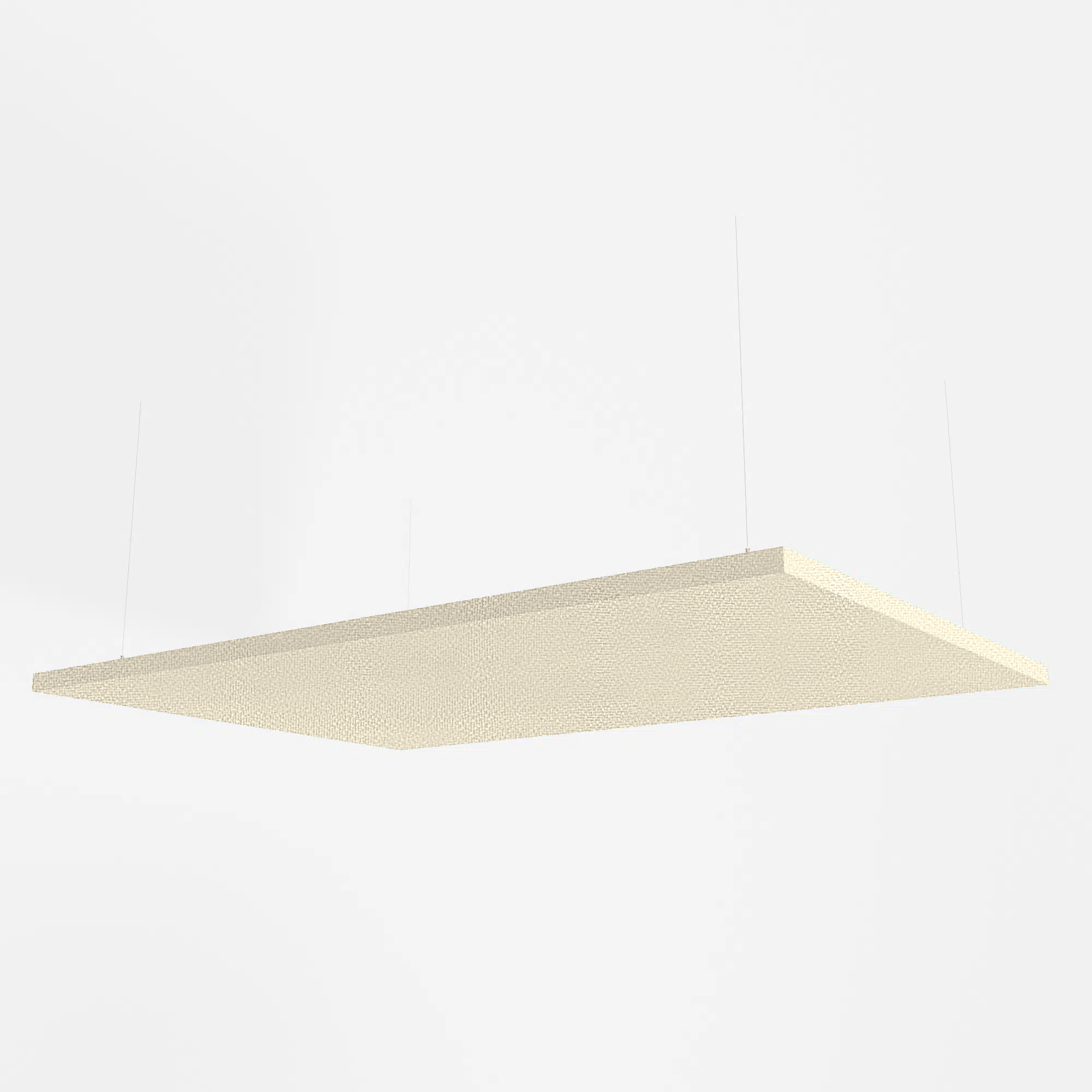 Fabric Wrapped Rectangle Acoustic Raft - Multiple Sizes