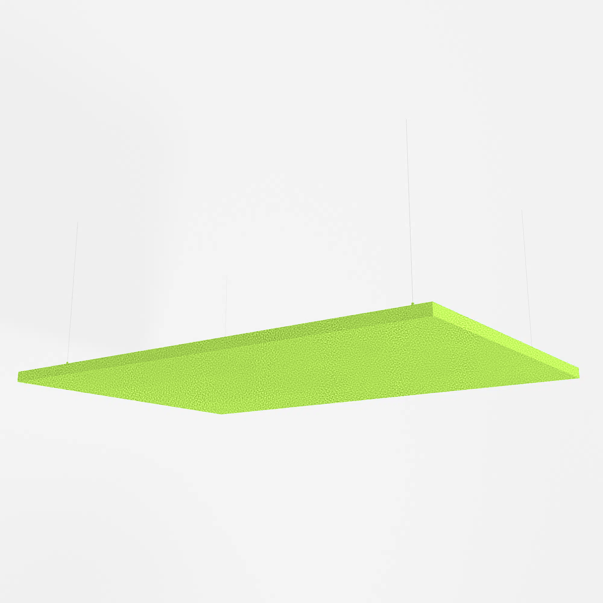 Fabric Wrapped Rectangle Acoustic Raft - Multiple Sizes