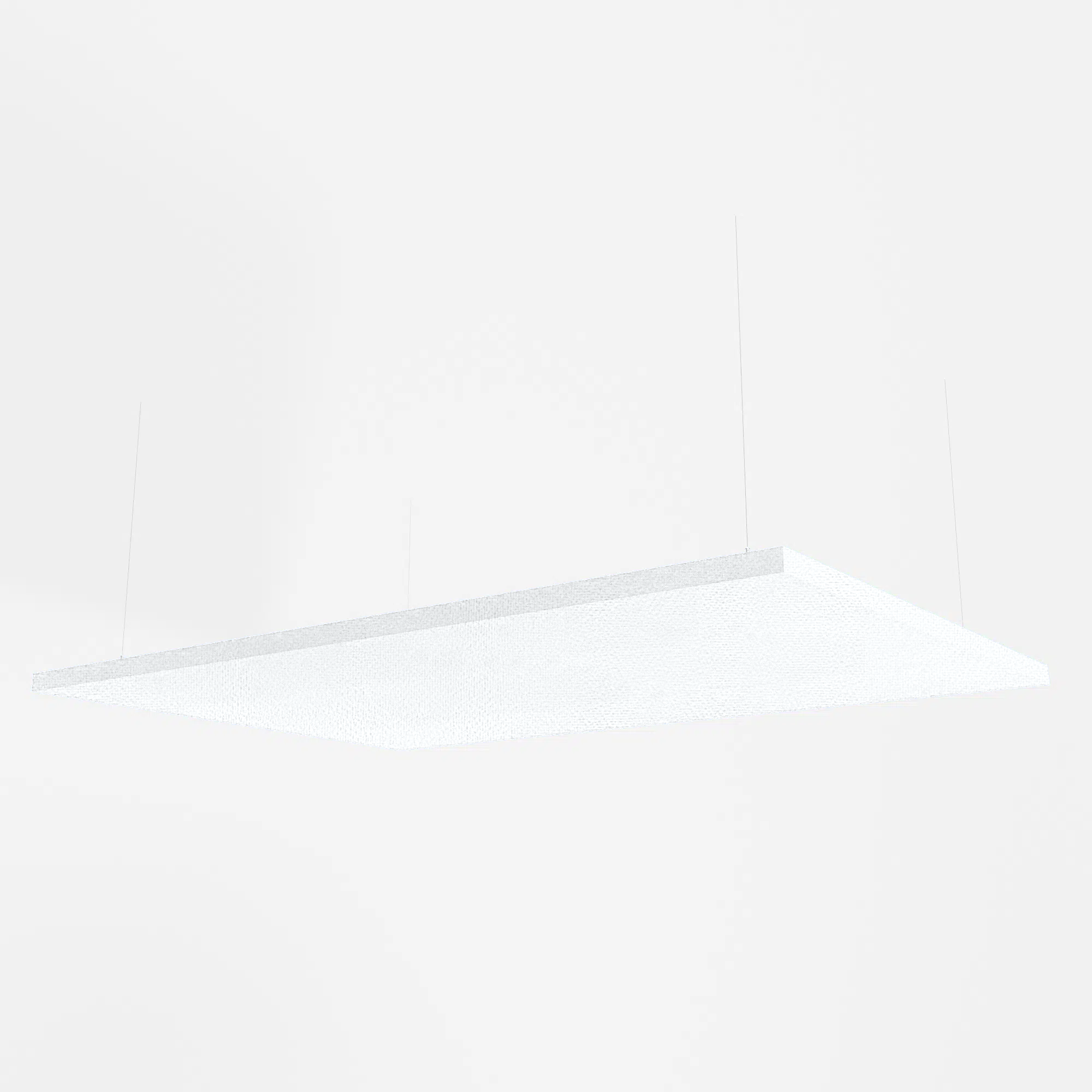 Fabric Wrapped Rectangle Acoustic Raft - Multiple Sizes