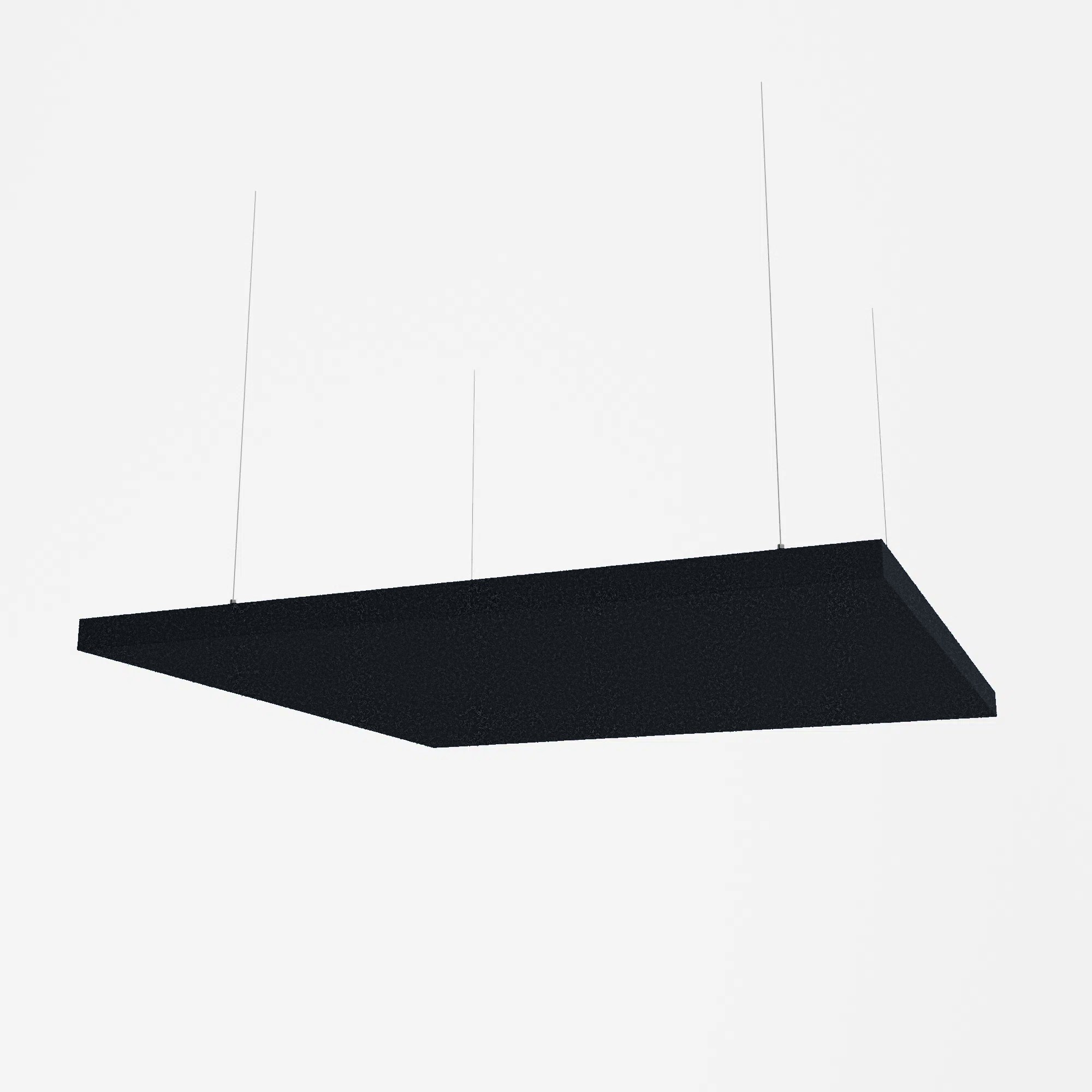 Fabric Wrapped Square Acoustic Raft - Multiple Sizes