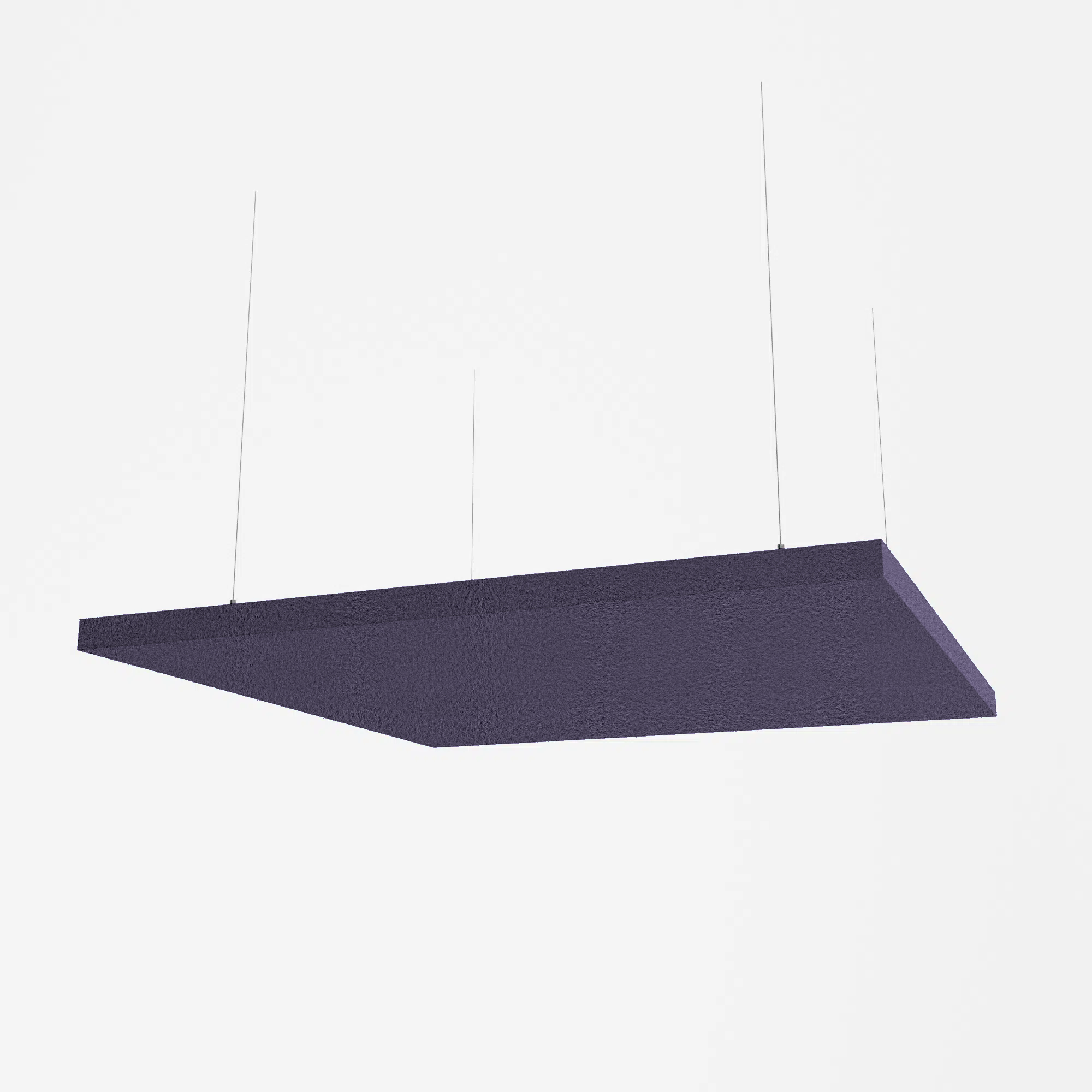 Fabric Wrapped Square Acoustic Raft - Multiple Sizes
