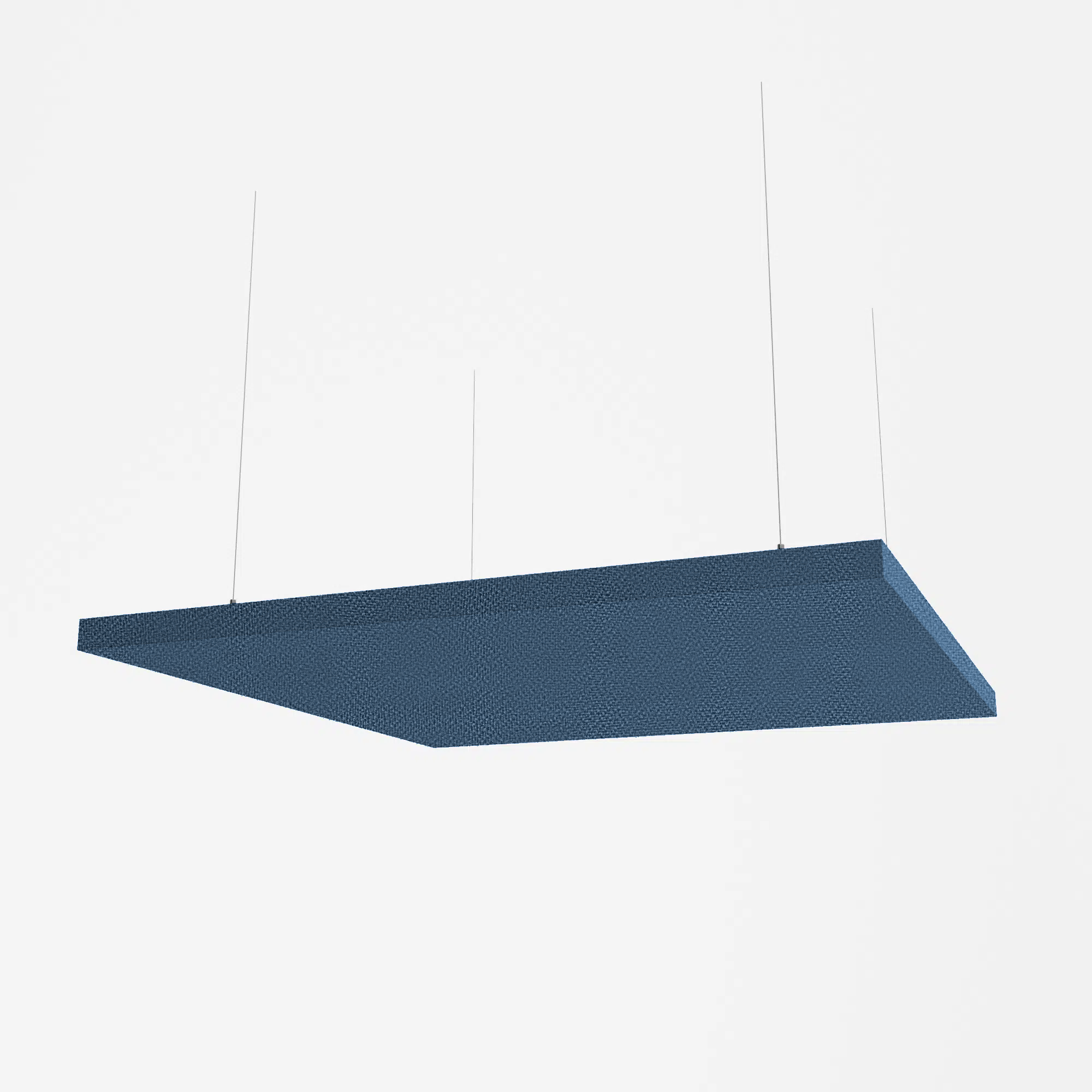 Fabric Wrapped Square Acoustic Raft - Multiple Sizes