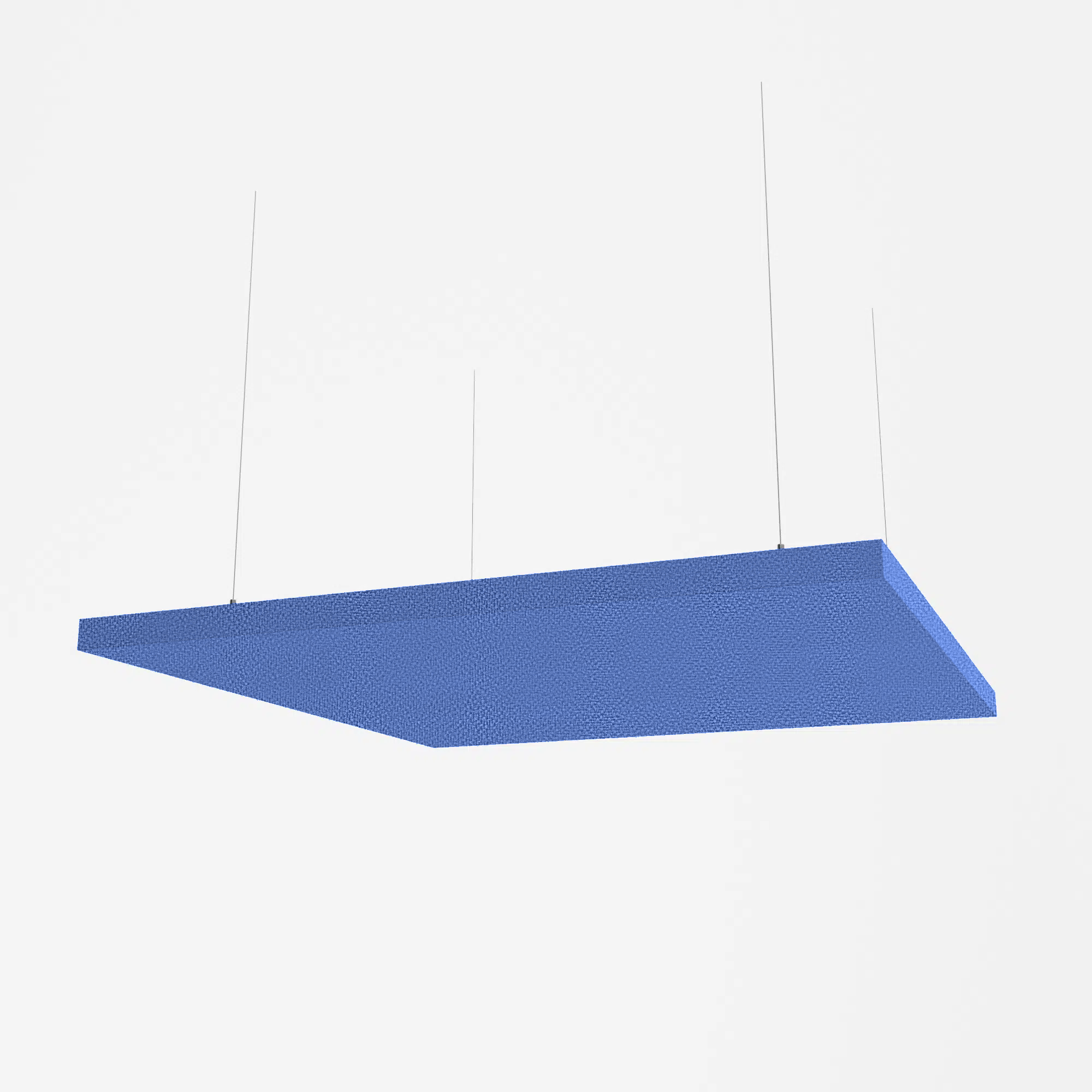 Fabric Wrapped Square Acoustic Raft - Multiple Sizes