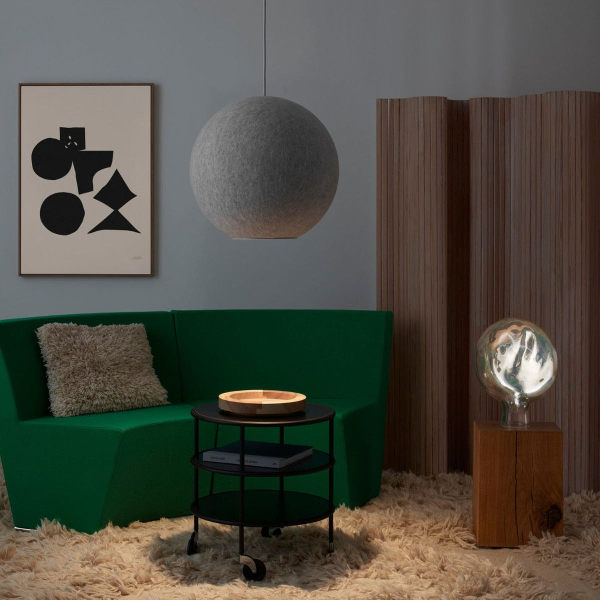 Abstracta 'Moon' Acoustic Lamp - Ø550mm Diameter