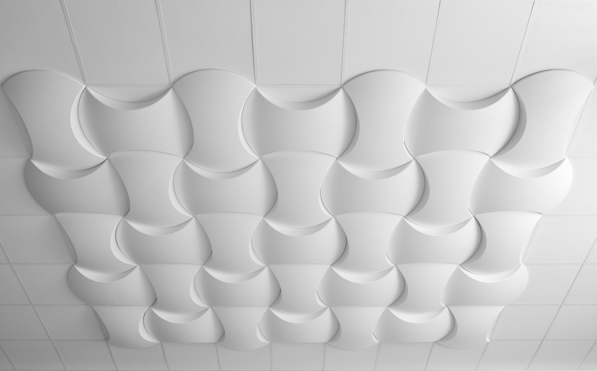 Abstracta Sky ceiling panels in open plan space
