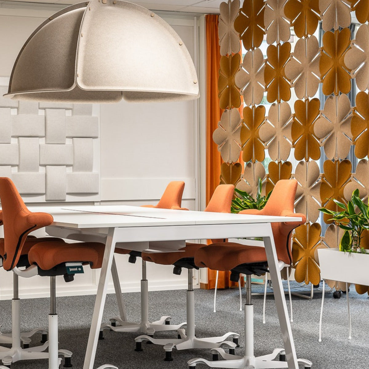 Abstracta 'Airbloom' Hanging Acoustic Screen