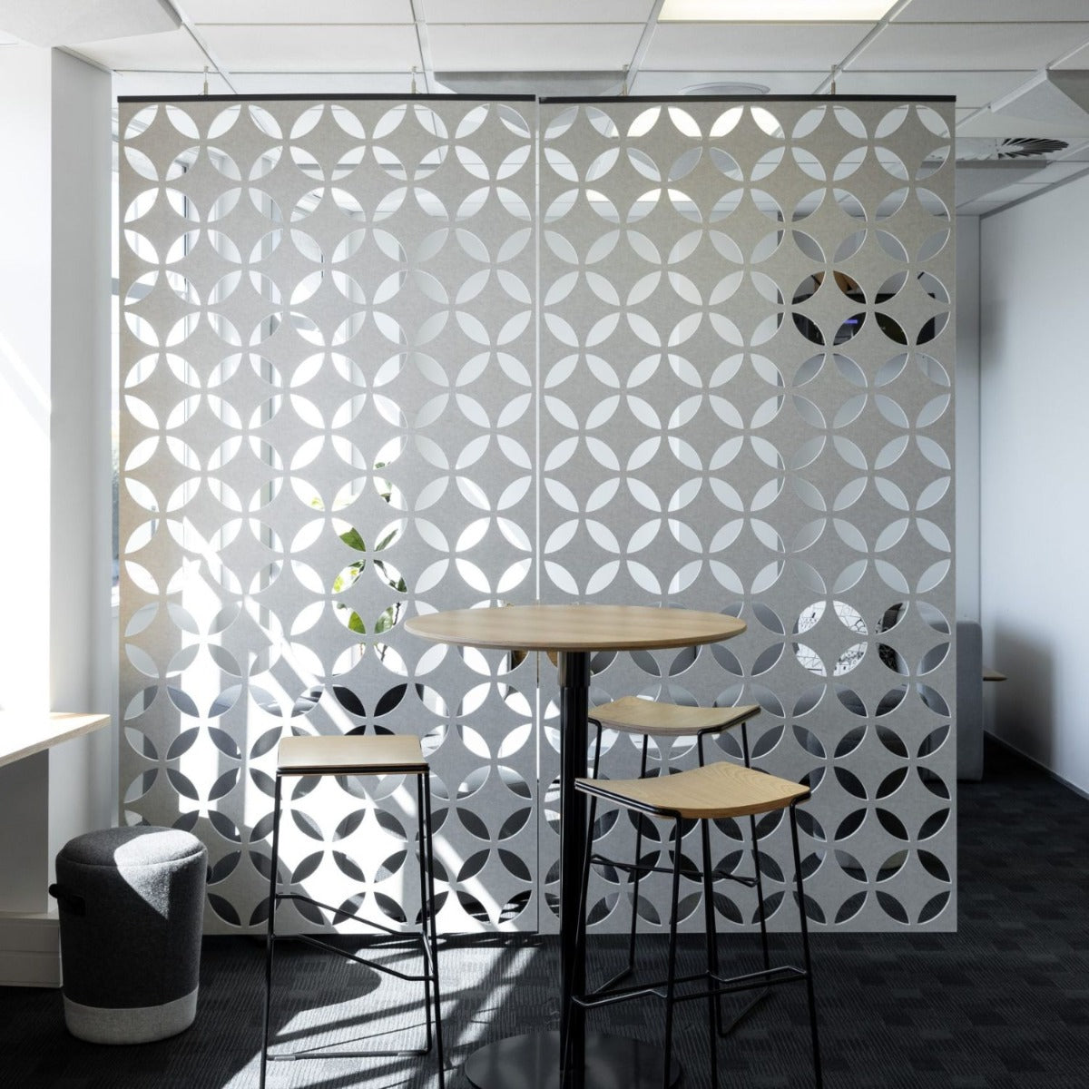 Autex Cascade acoustic screen colourway example