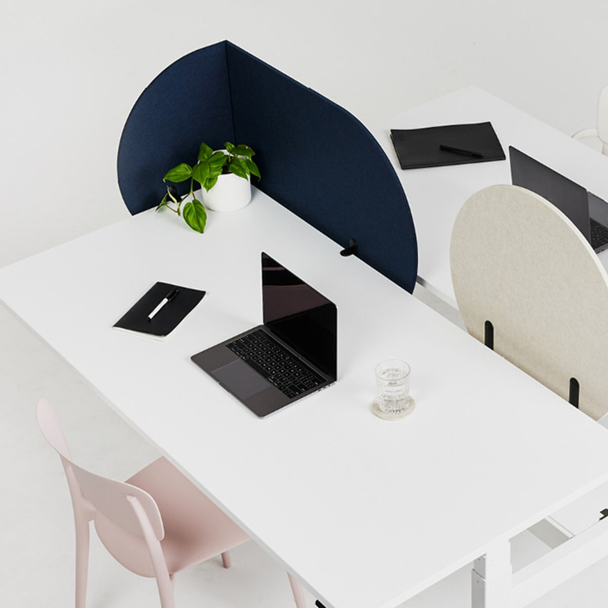 Autex 'Vicinity Crest' Acoustic Desk Screens