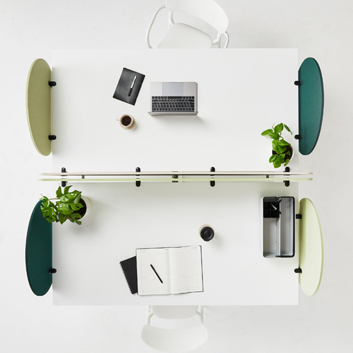 Autex 'Vicinity Sol' Acoustic Desk Screens