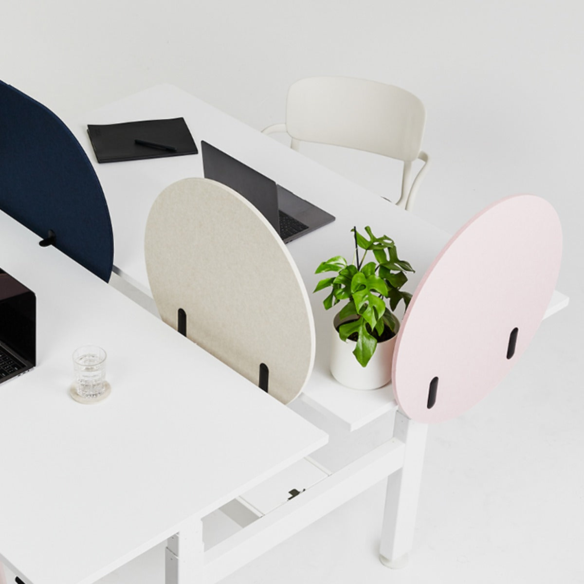 Autex 'Vicinity Sol' Acoustic Desk Screens