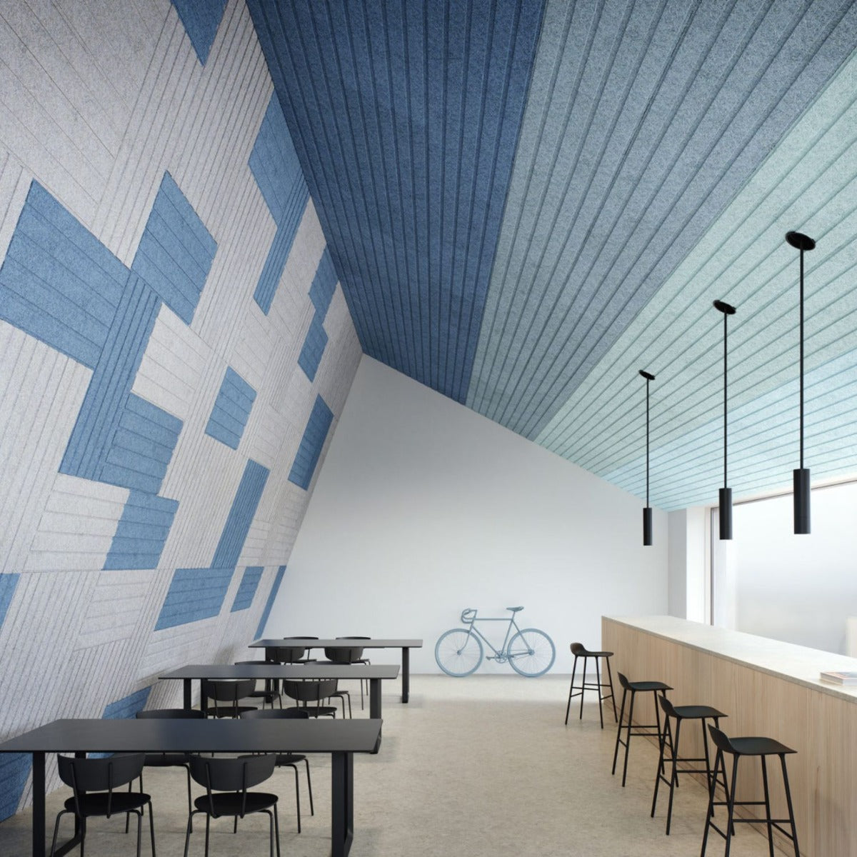 BAUX Wood Wool acoustic ceiling panels