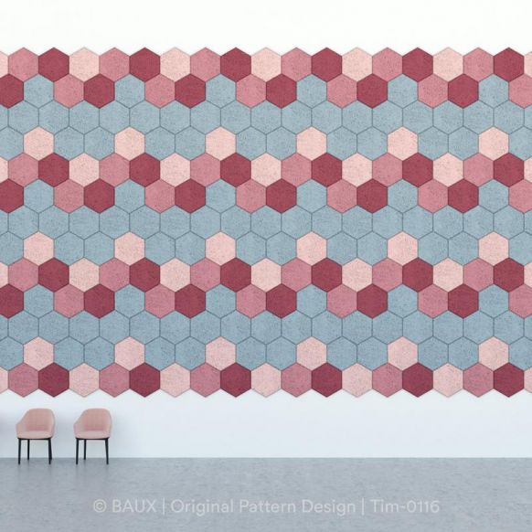 BAUX 'Hexagon' Acoustic Tiles - Multiple Sizes