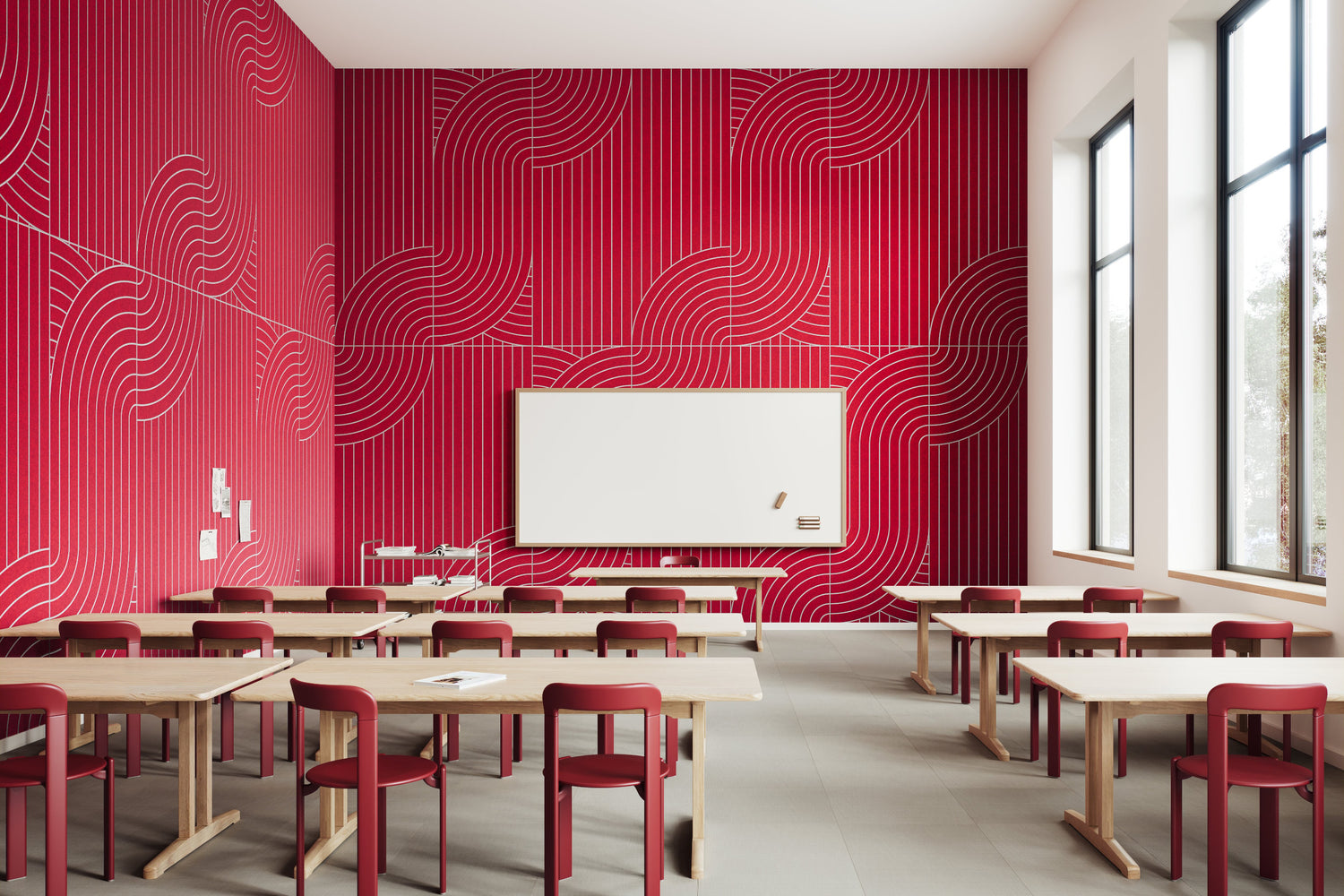 BAUX Acoustic X-FELT Wall Tiles - 600 x 600mm