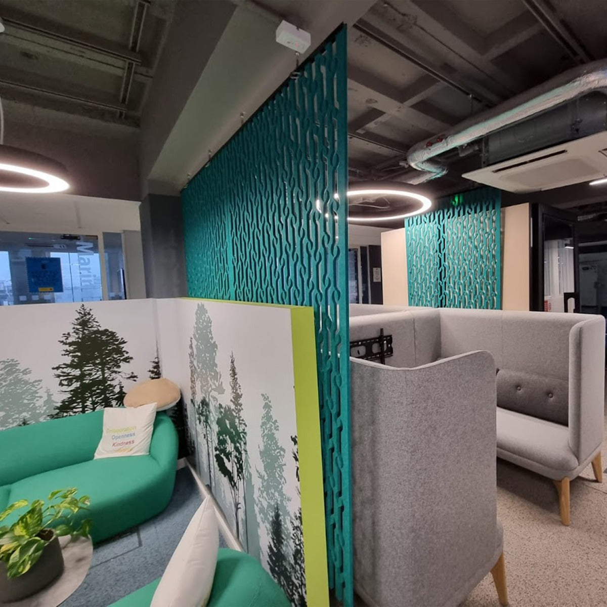 Autex 'Cascade' Acoustic Screens - 2400 x 1200mm 