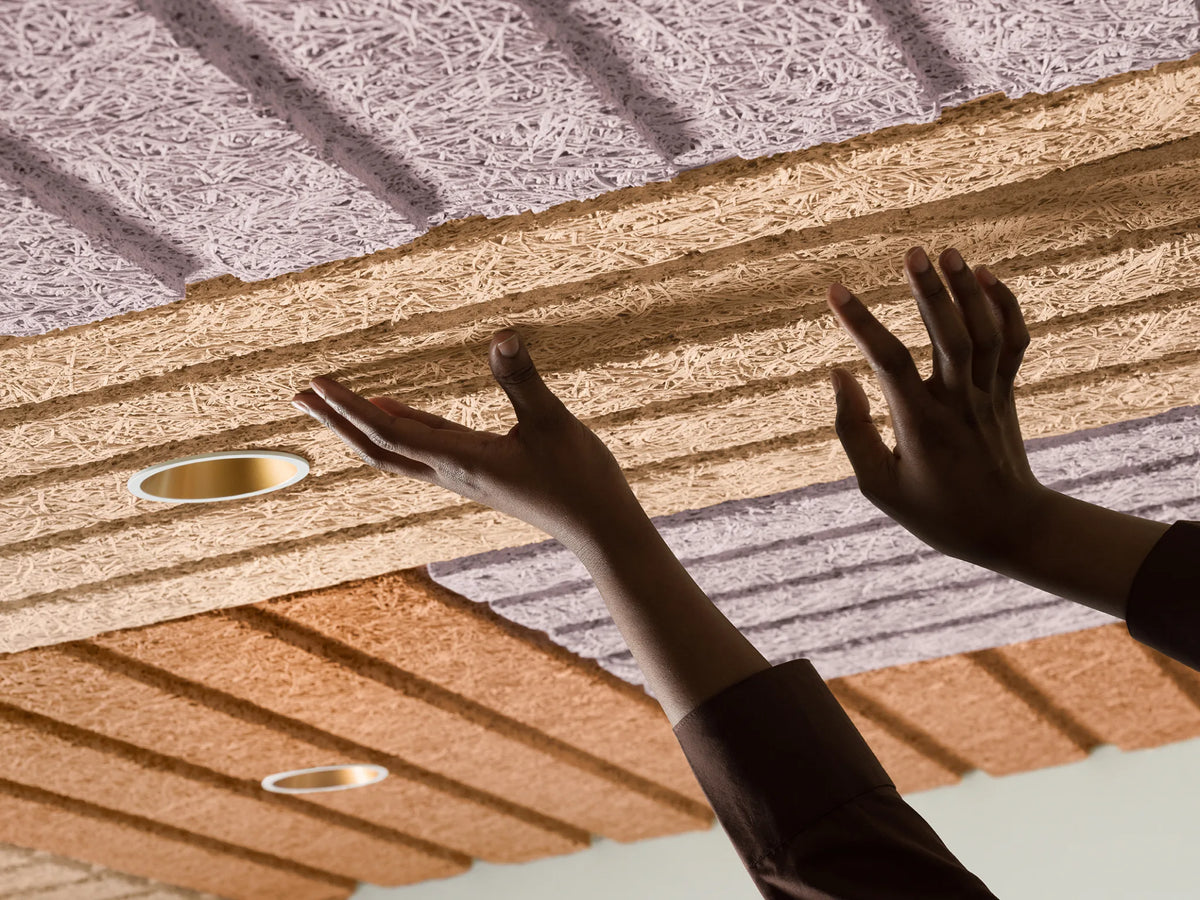 BAUX 'Wood Wool' Ceiling Panels - 1200 x 600mm Ceiling Tiles
