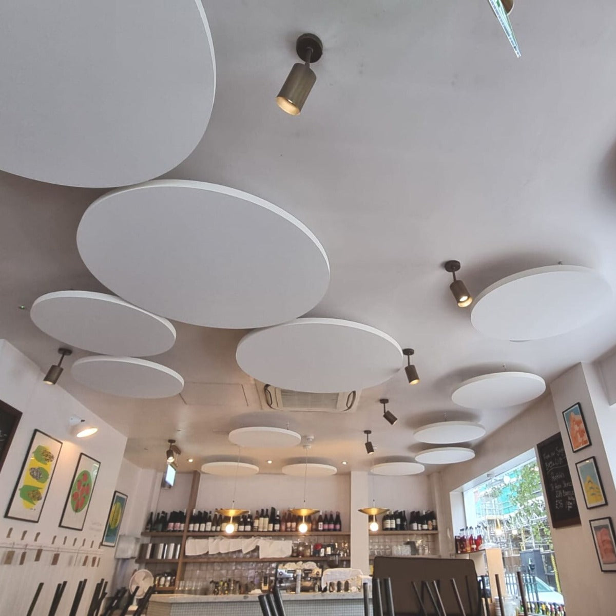 Ecophon Solo Circle - Suspended Acoustic Ceiling Raft - Multiple Sizes (Pack of 4 panels)