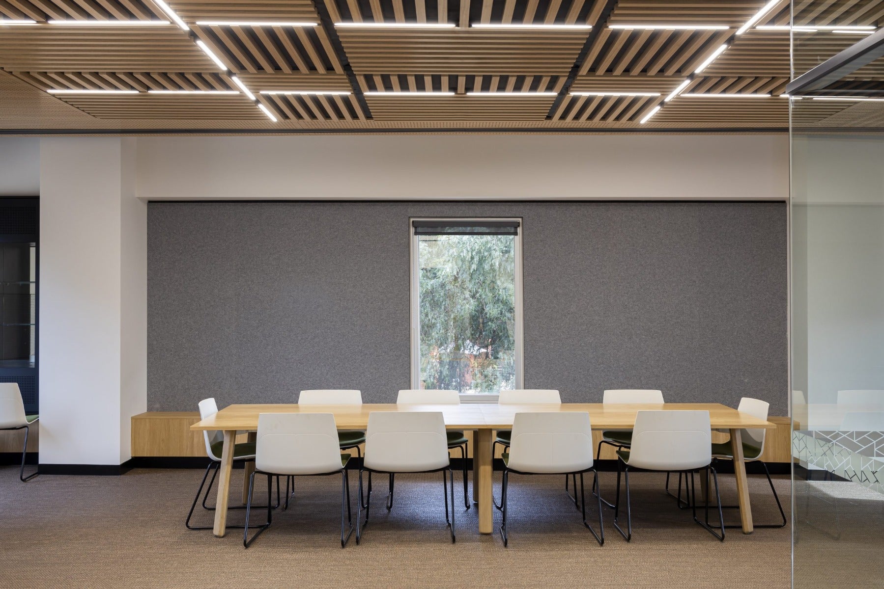 Autex Cube acoustic panel in a modern office interior