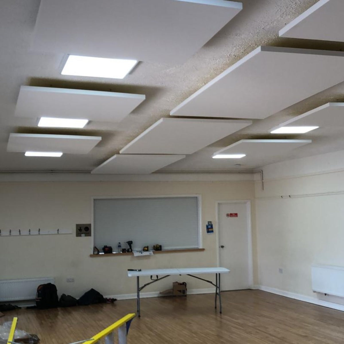 Ecophon 'Solo' Rectangle - Suspended Acoustic Ceiling Raft - Multiple Sizes-3000mm x 1200mm-No Fixings