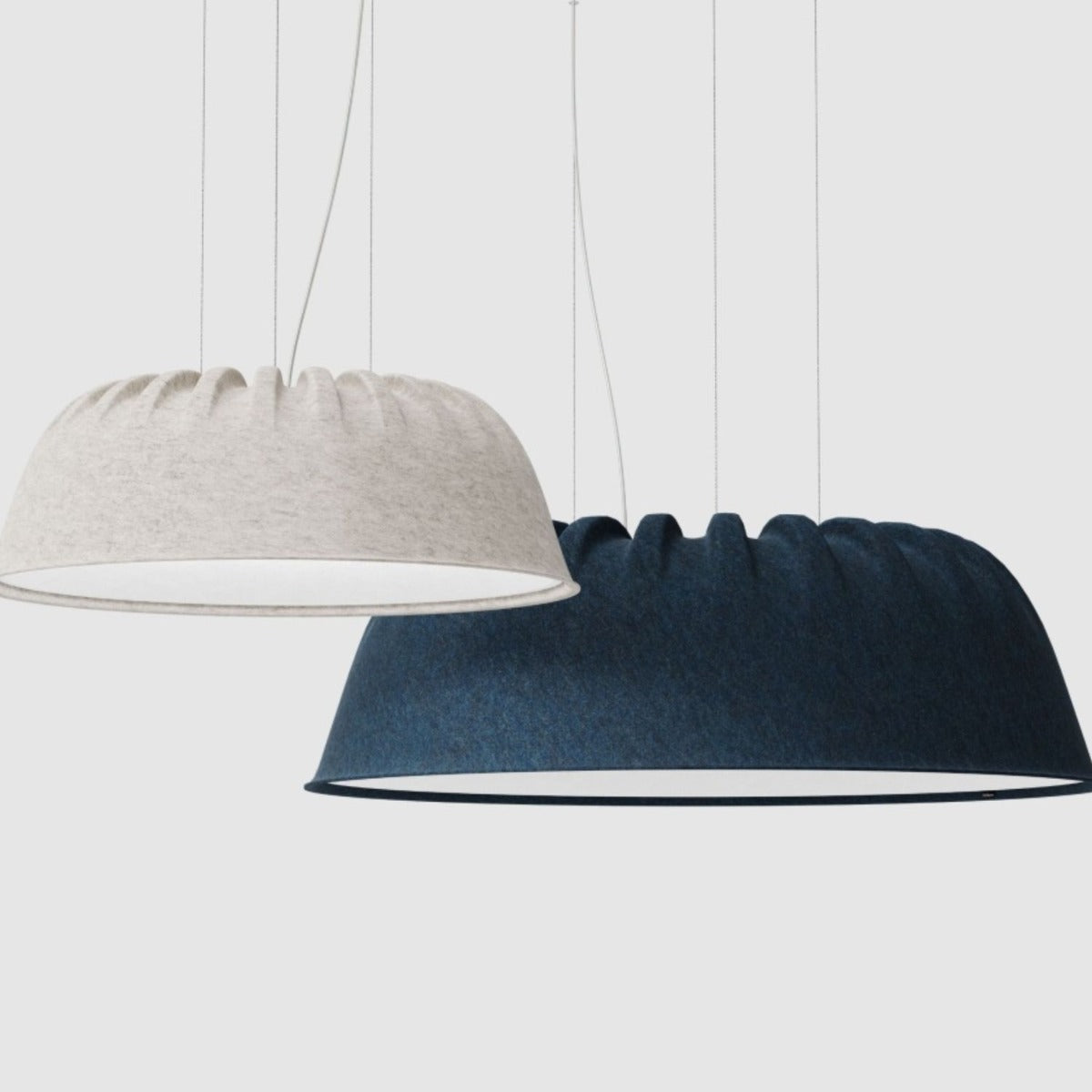De Vorm 'Fost' Large Felt Acoustic Lamp - Ø1180mm Diameter