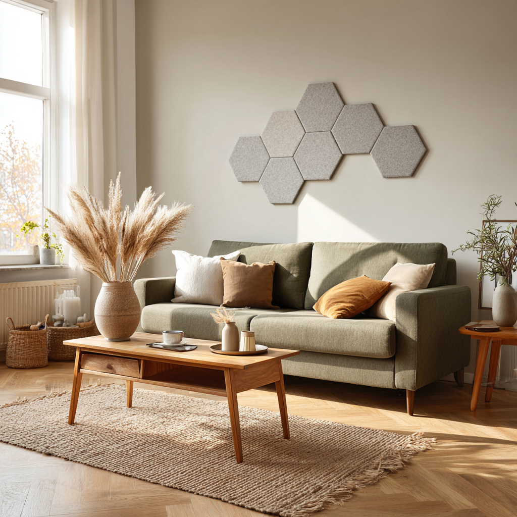 SilentSpace Hexagon Acoustic Wall Panels - Multiple Sizes