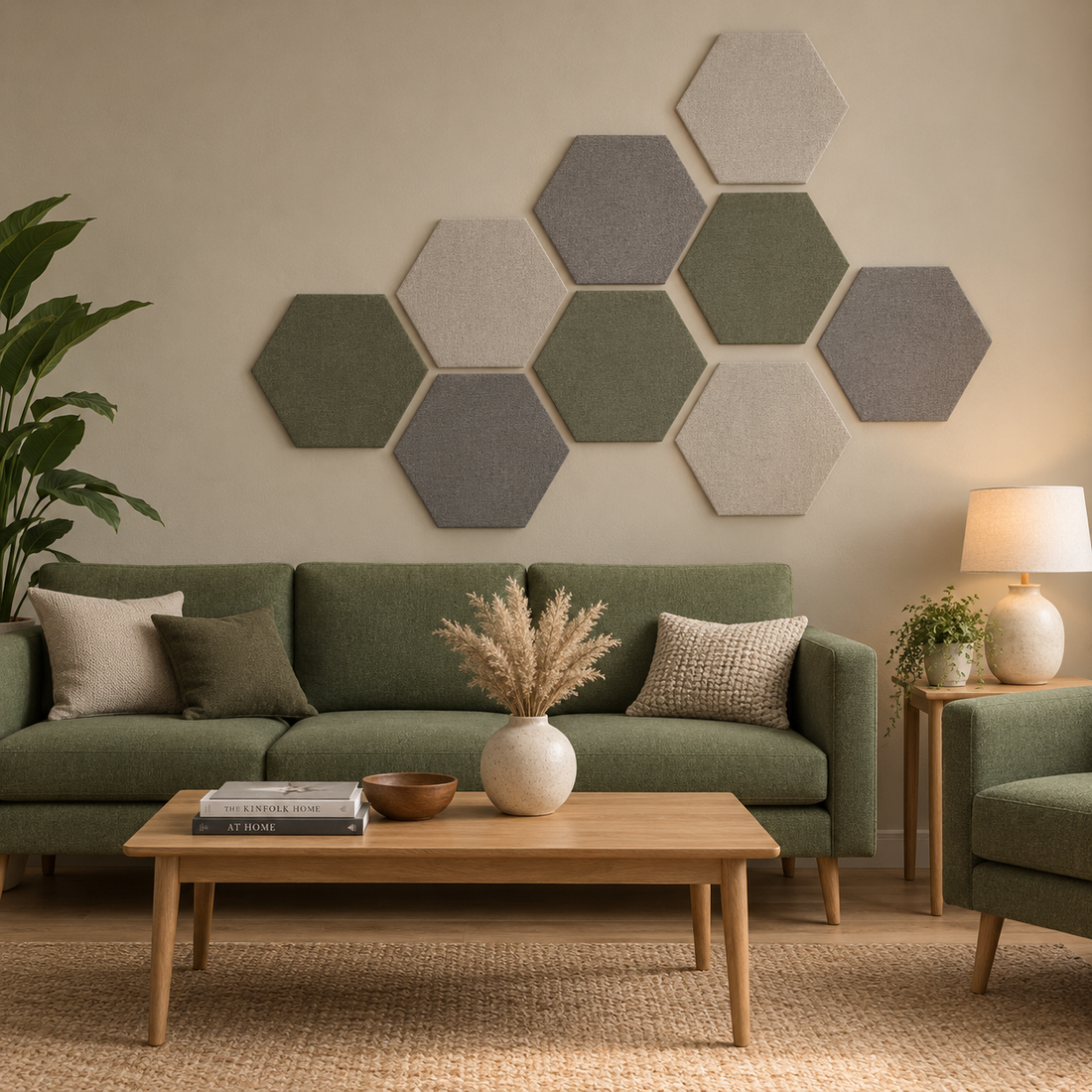 SilentSpace Hexagon Acoustic Wall Panels - Multiple Sizes